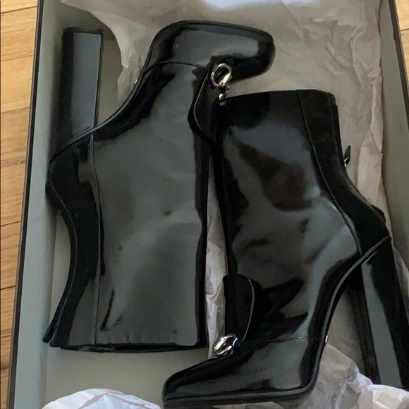 Gucci patient leather boots - Picture 2 of 4